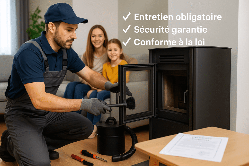 entretien poêle la loi